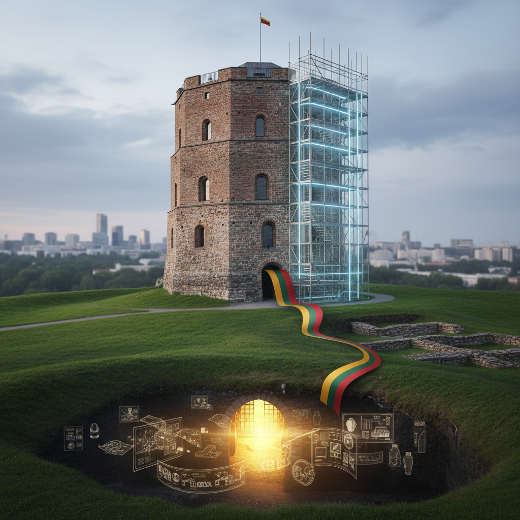 Gedimino pilies bokštas atvers dar neregėtas erdves