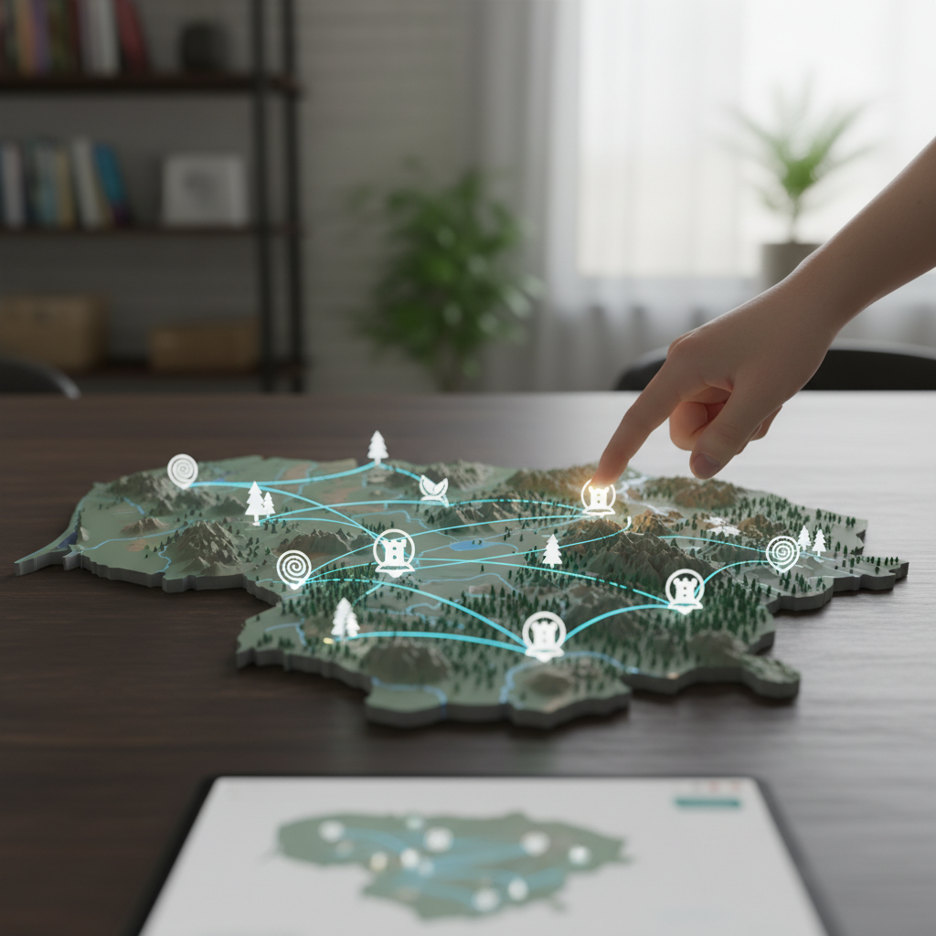 Pristatytas naujas žemėlapis: atraskite nematytas vietas